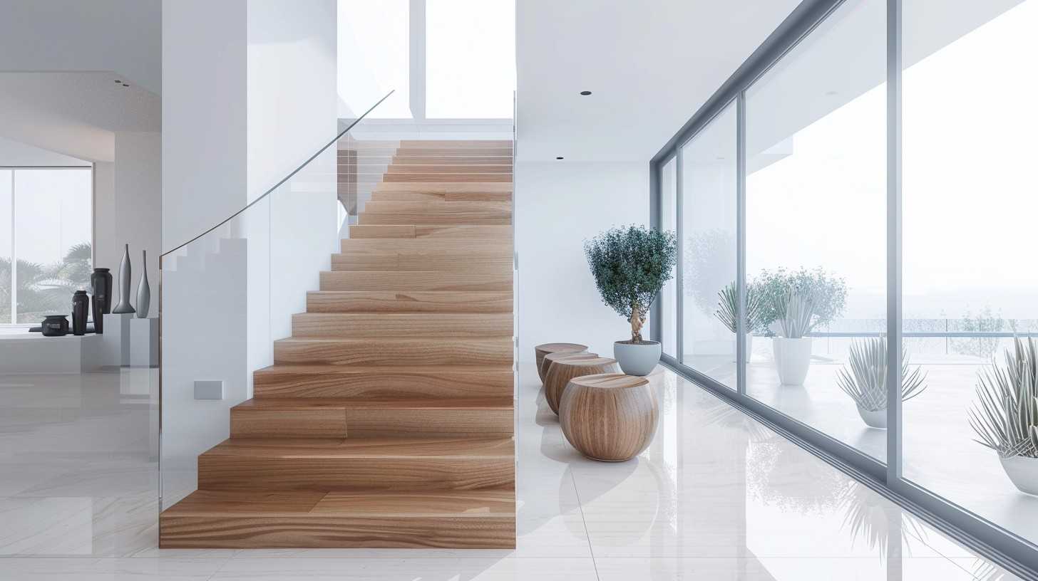 obrázek Skleněná schodiště – luxusní prvek moderní architektury